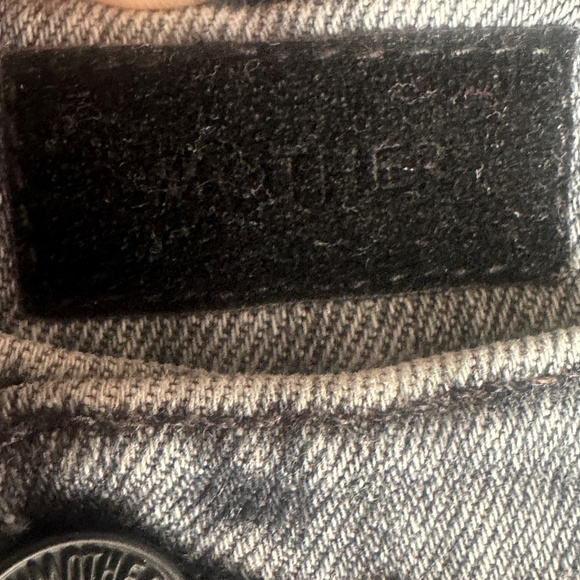 Brand New MOTHER Jeans The Tomcat Ankle Fray in Static Gray Grey Size 30 - Picture 7 of 11